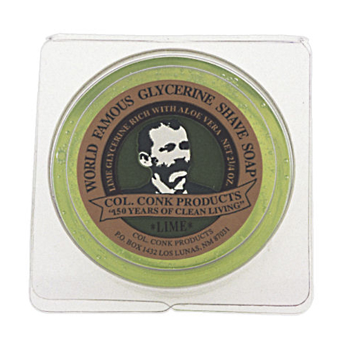 4217 C. Conk Lime Glycerine Shave Soap 122 Col.Conk Shave Soap