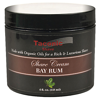 Taconic Bay Rum Organic Shaving Cream
