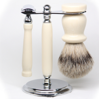 Imitation Ivory Silver Tip Set